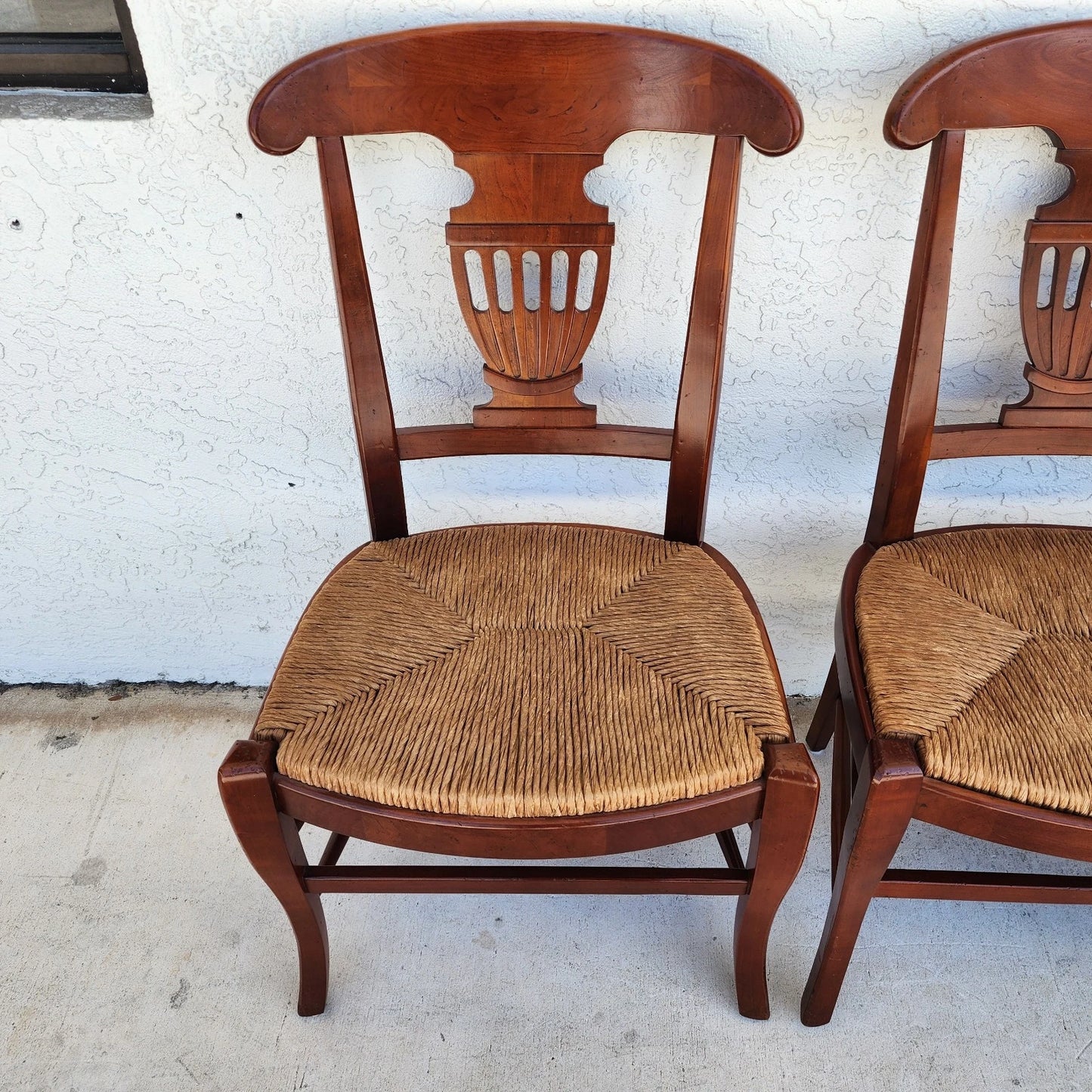 French Country Dining Chairs by HICKORY CHAIR CO Set of 4