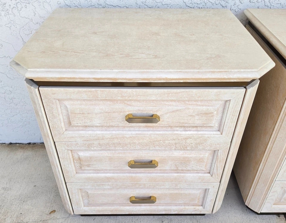 Henredon Charisma Nightstands Side Tables Picklewood Pair