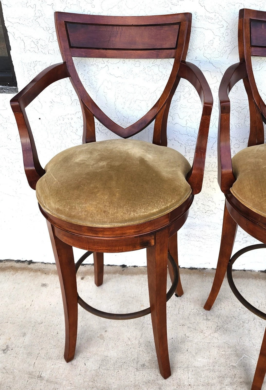 CENTURY FURNITURE Swivel Bar Stools Set of 4