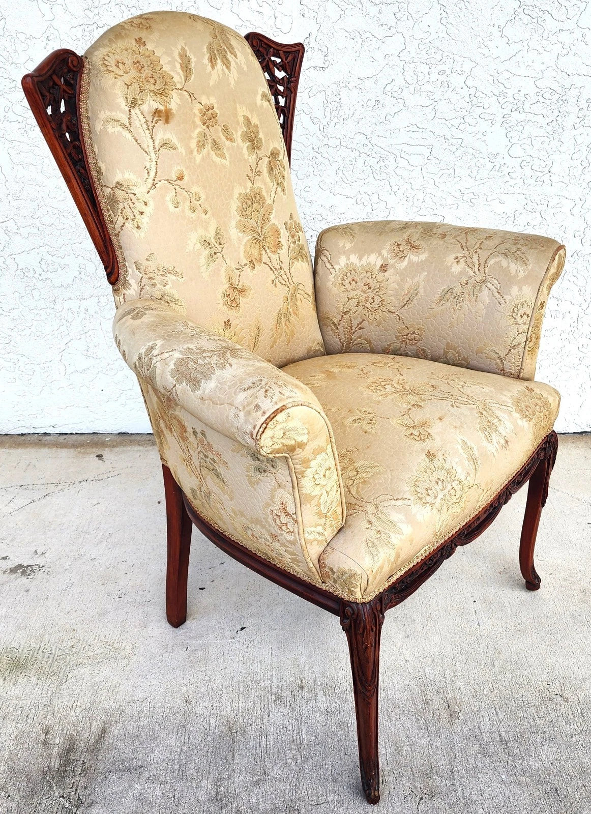 GROSFELD HOUSE Armchairs Rosewood Antique Set of 2