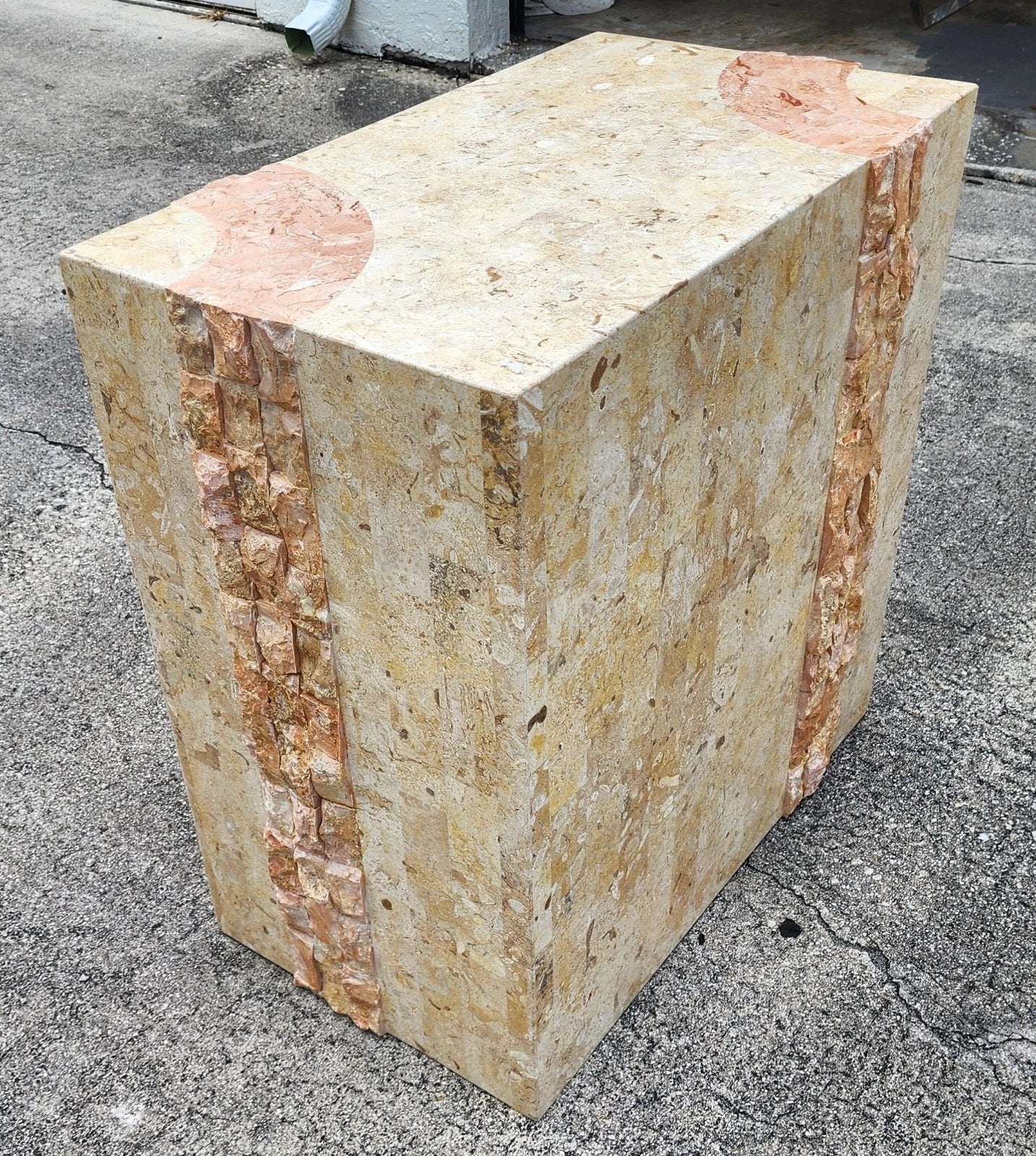 Maitland Smith Style Tessellated Stone Dining Table