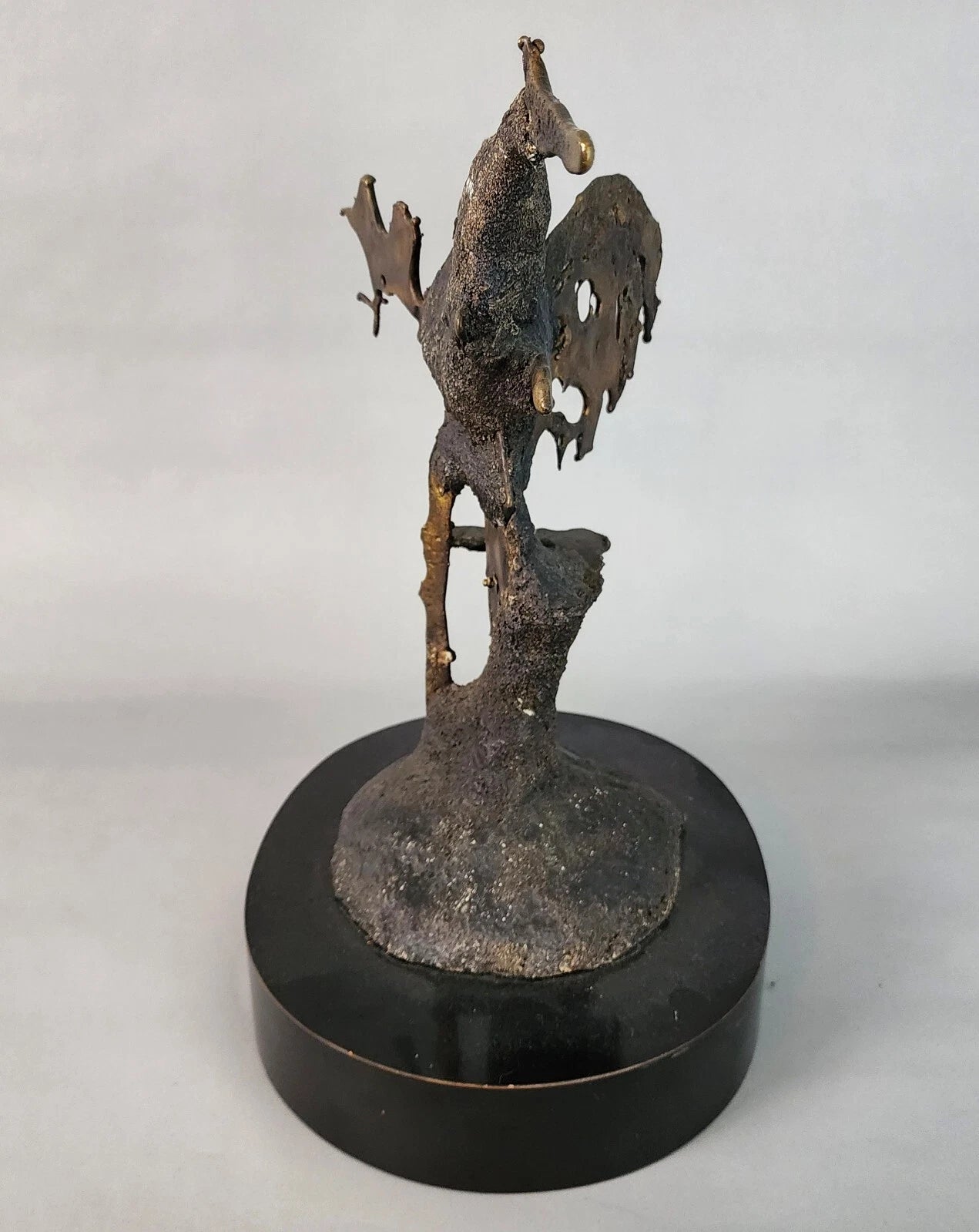 Silas Seandel Bronze Sculpture Brutalist Signed