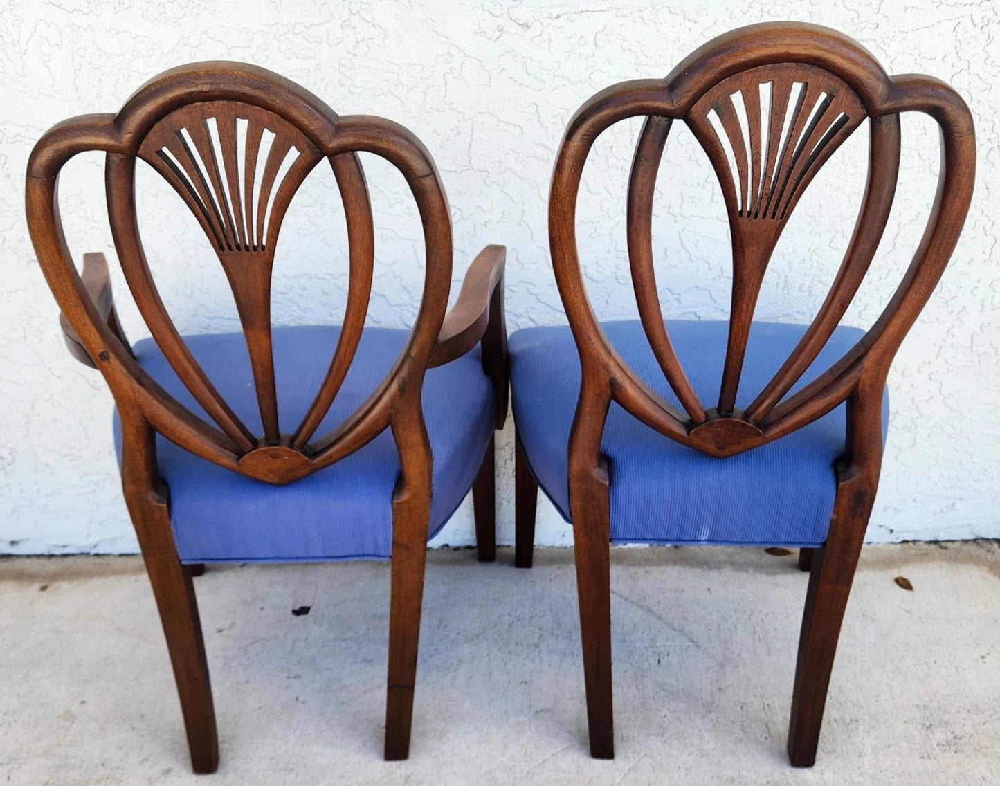 Vintage Hepplewhite Dining Chairs Set of 6