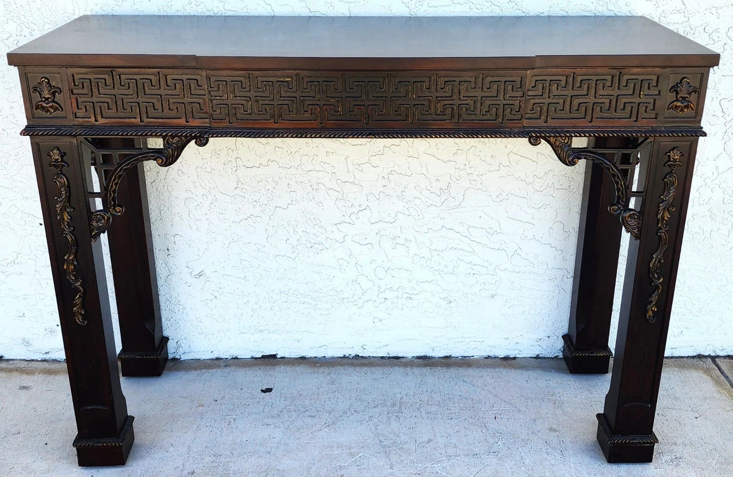 Chinese Chippendale Console Table