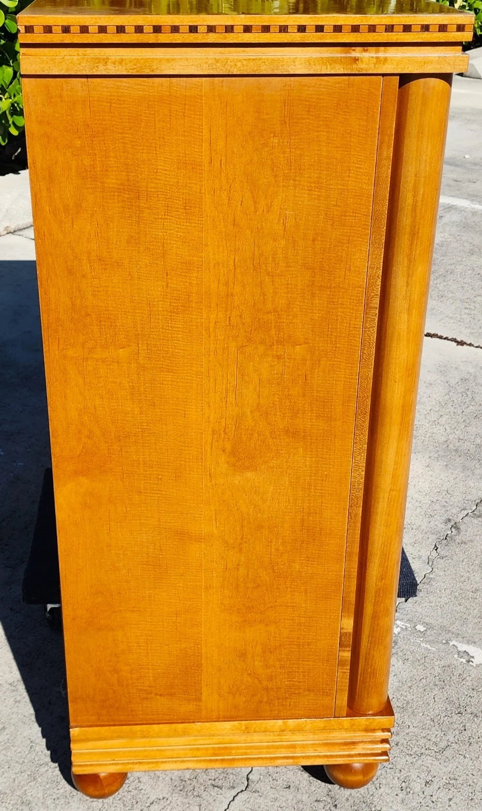 HICKORY WHITE BIEDERMEIER Dresser Cabinet TV Stand from GENESIS COLLECTION