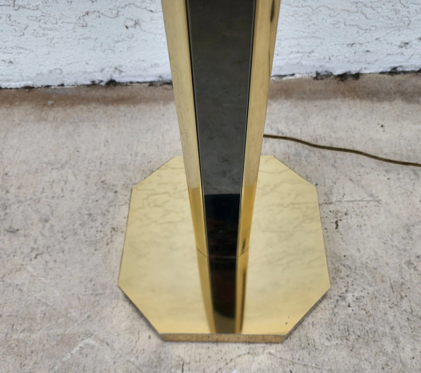 MCM Fredrick Raymond Style Brass & Chrome Floor Lamp