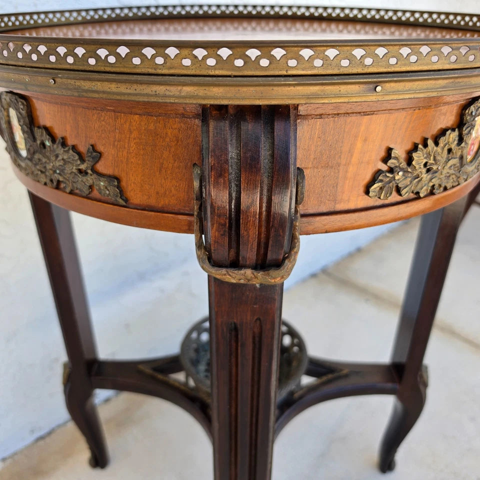 Antique 19th Century Louis XVI Revival Bouillotte Side Center Table