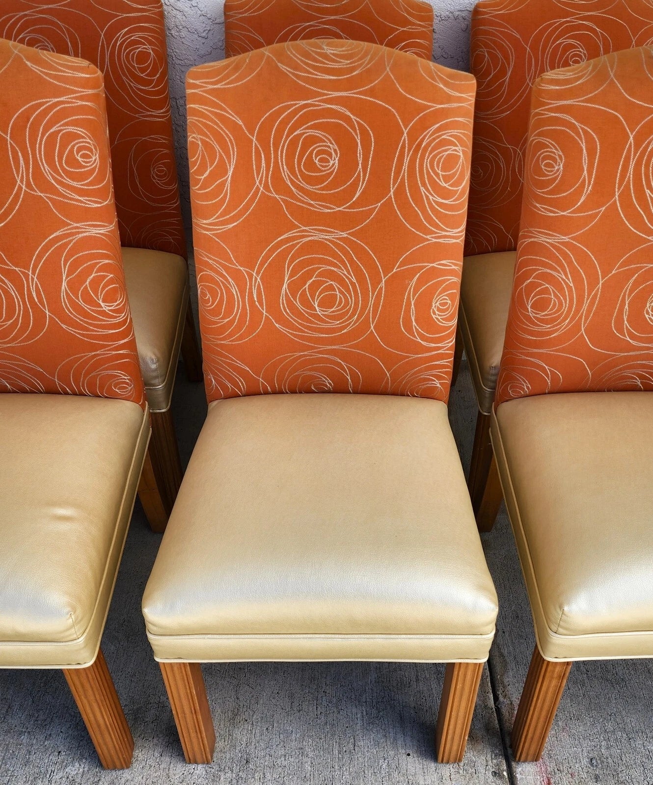 Contemporary Dining Chairs Set of 8