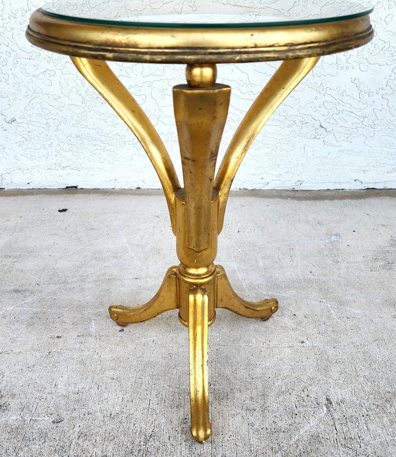Mid Century Giltwood Side Center Table
