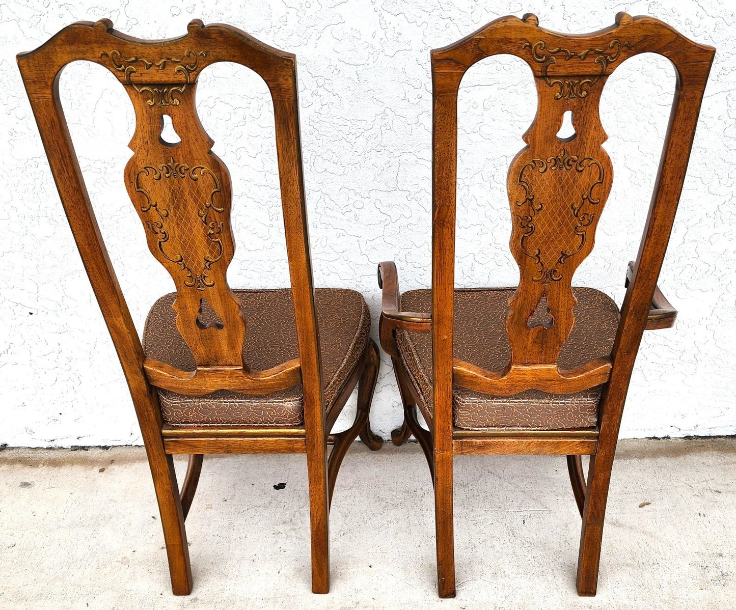 Drexel Italian Tuscan Dining Chairs Set of 6