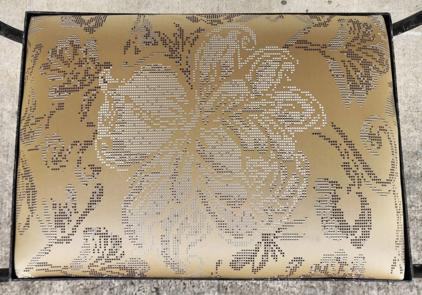 Curule Bench Footstool with Lion Motif