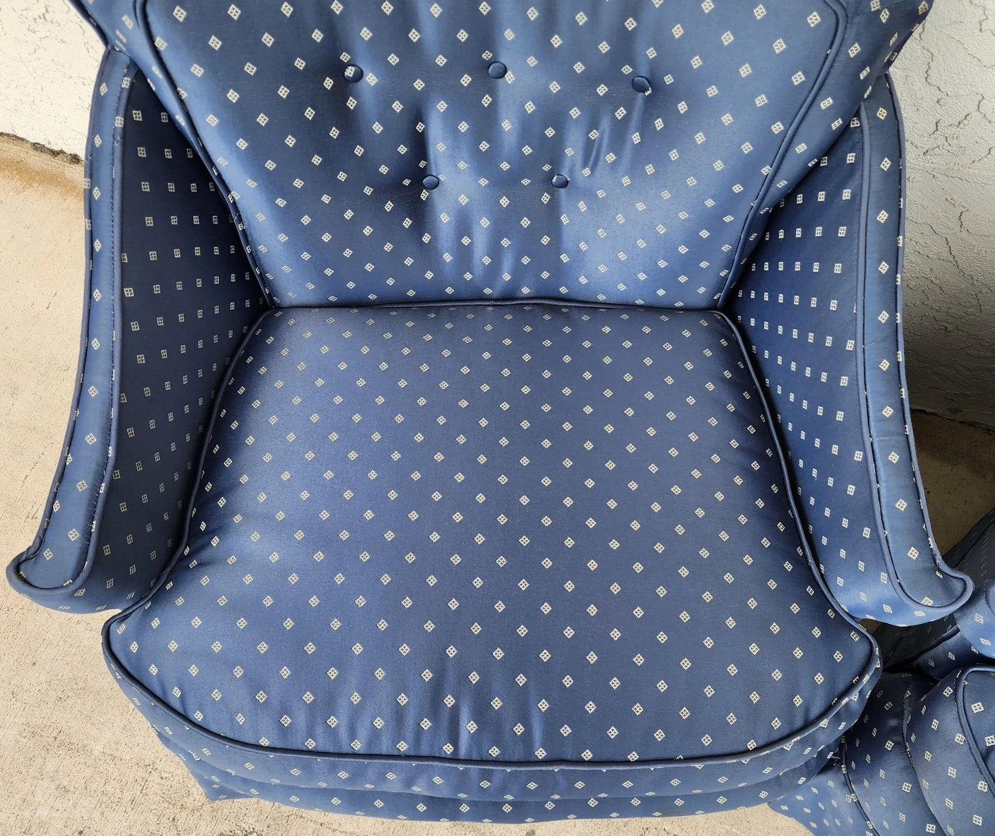 Vintage Hollywood Regency Accent Slipper Chairs Pair