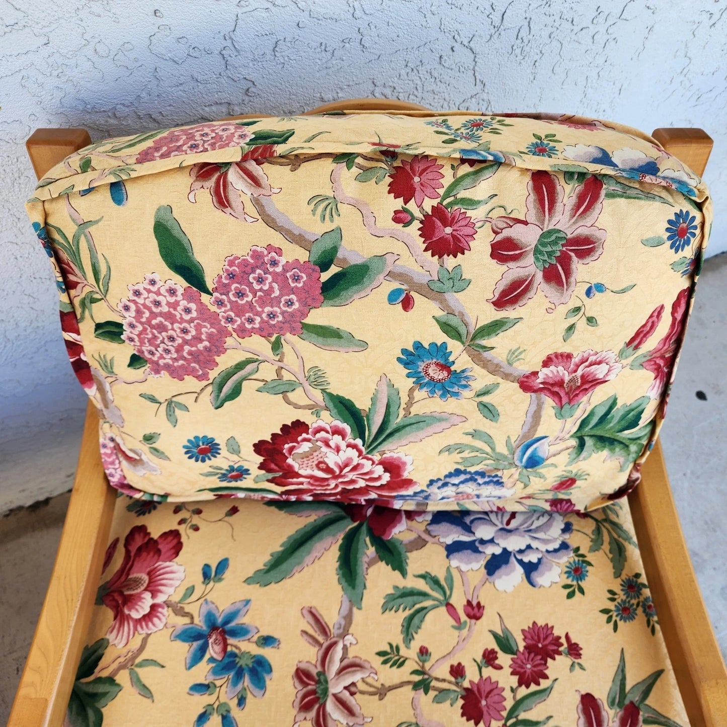 Antoinette Lounge Chairs Tropical Floral Pair