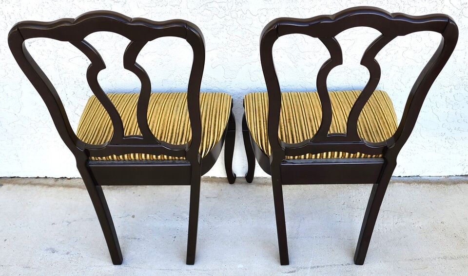 Antique Mahogany French Dining Chairs Set of 4