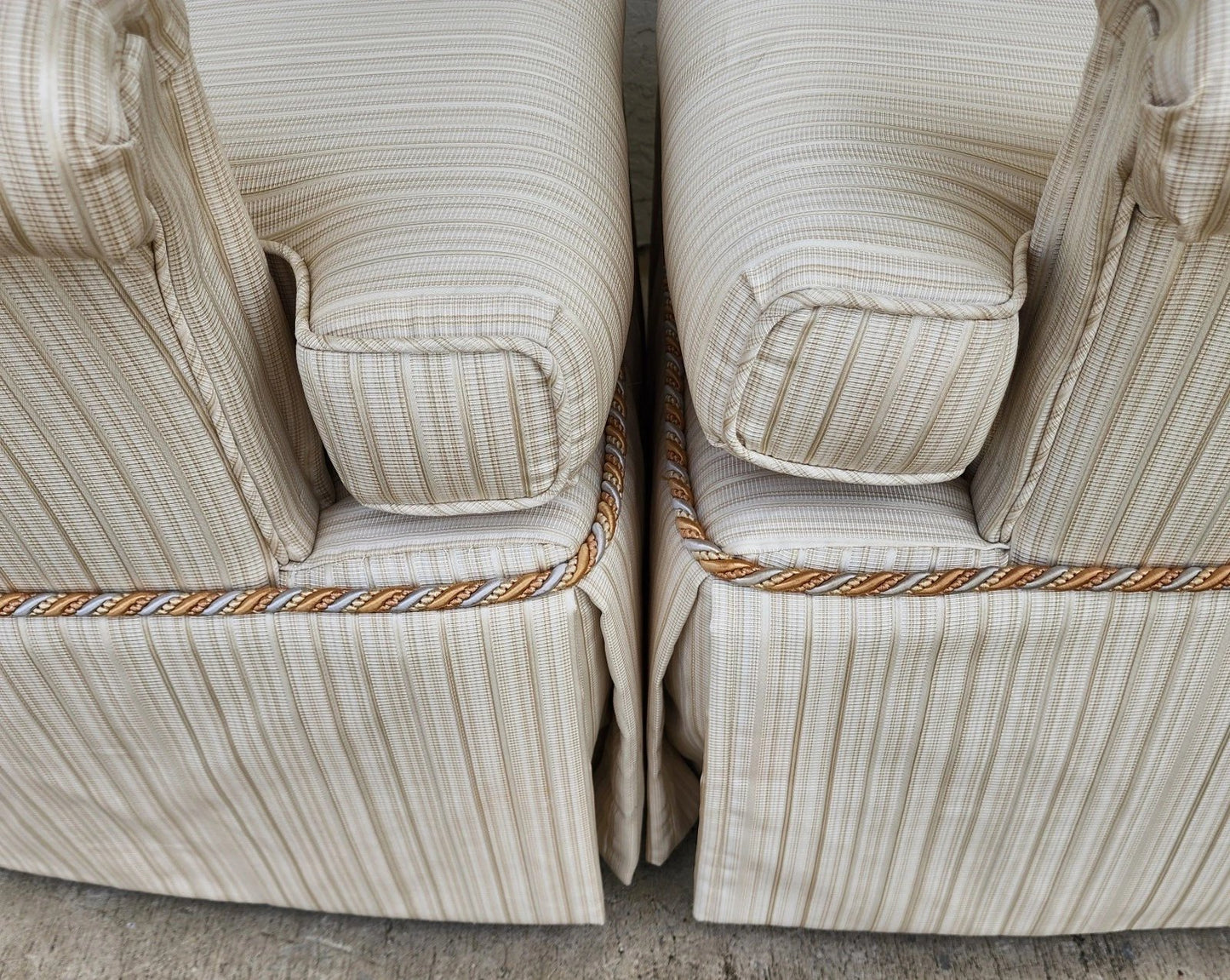 Vintage Club Chairs Swivel Rockers Set of 2