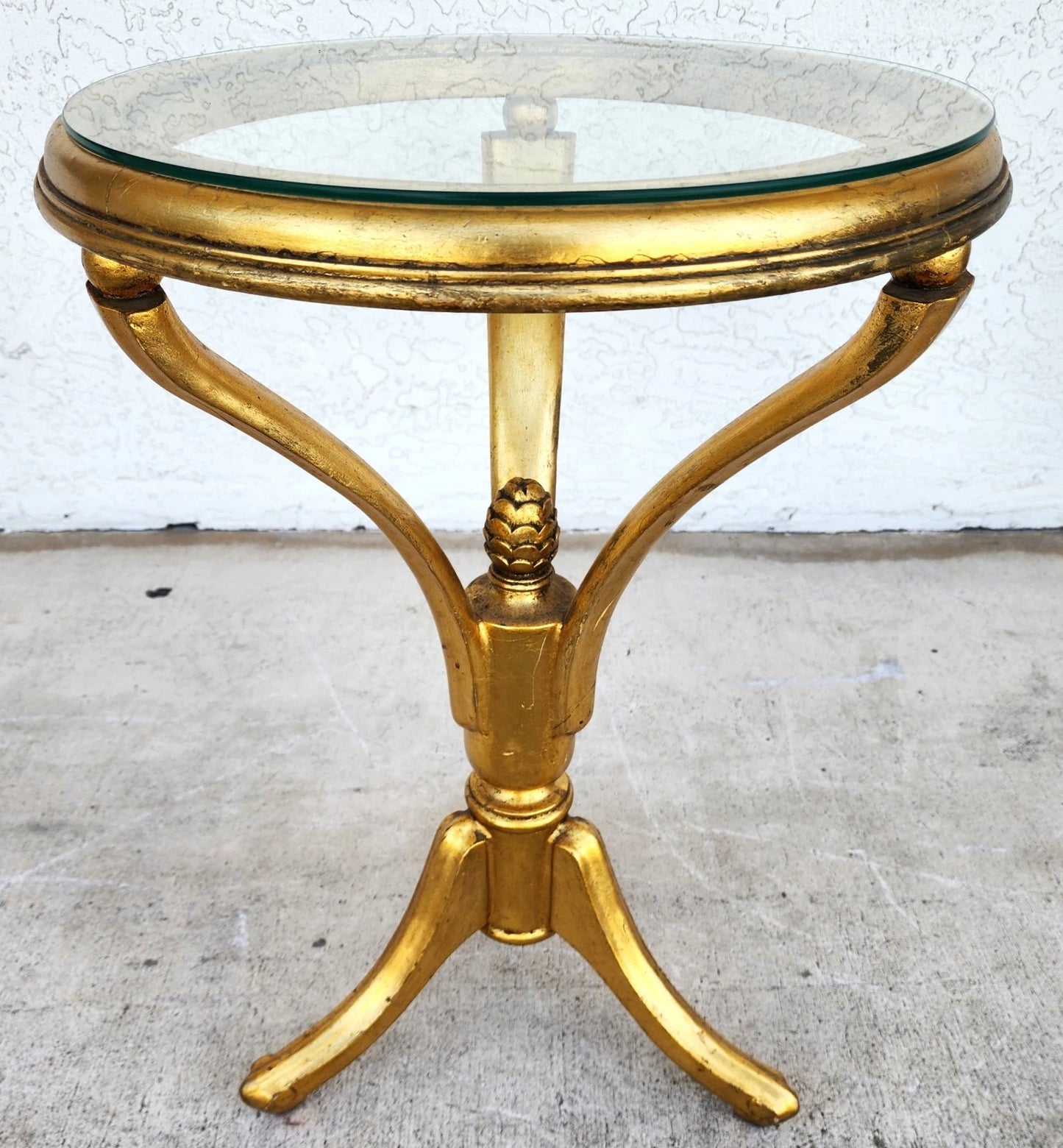 Mid Century Giltwood Side Center Table