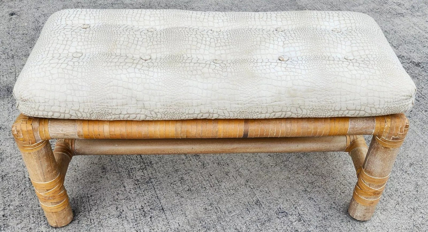 Drexel Heritage Bamboo Bench