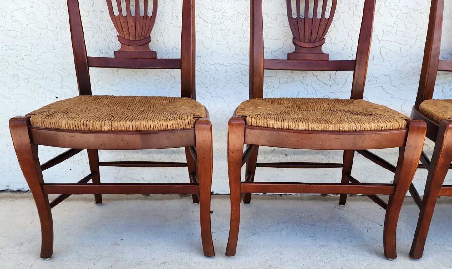 French Country Dining Chairs by HICKORY CHAIR CO Set of 4