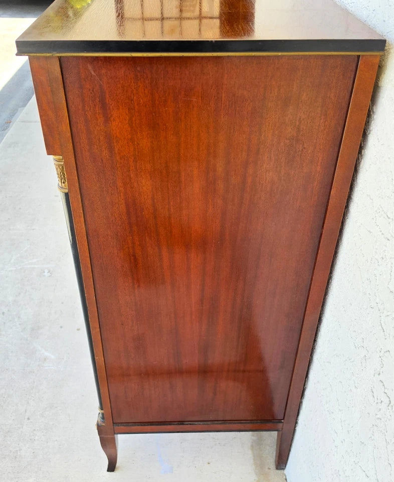 Rway Mid Century French Empire Highboy Dresser