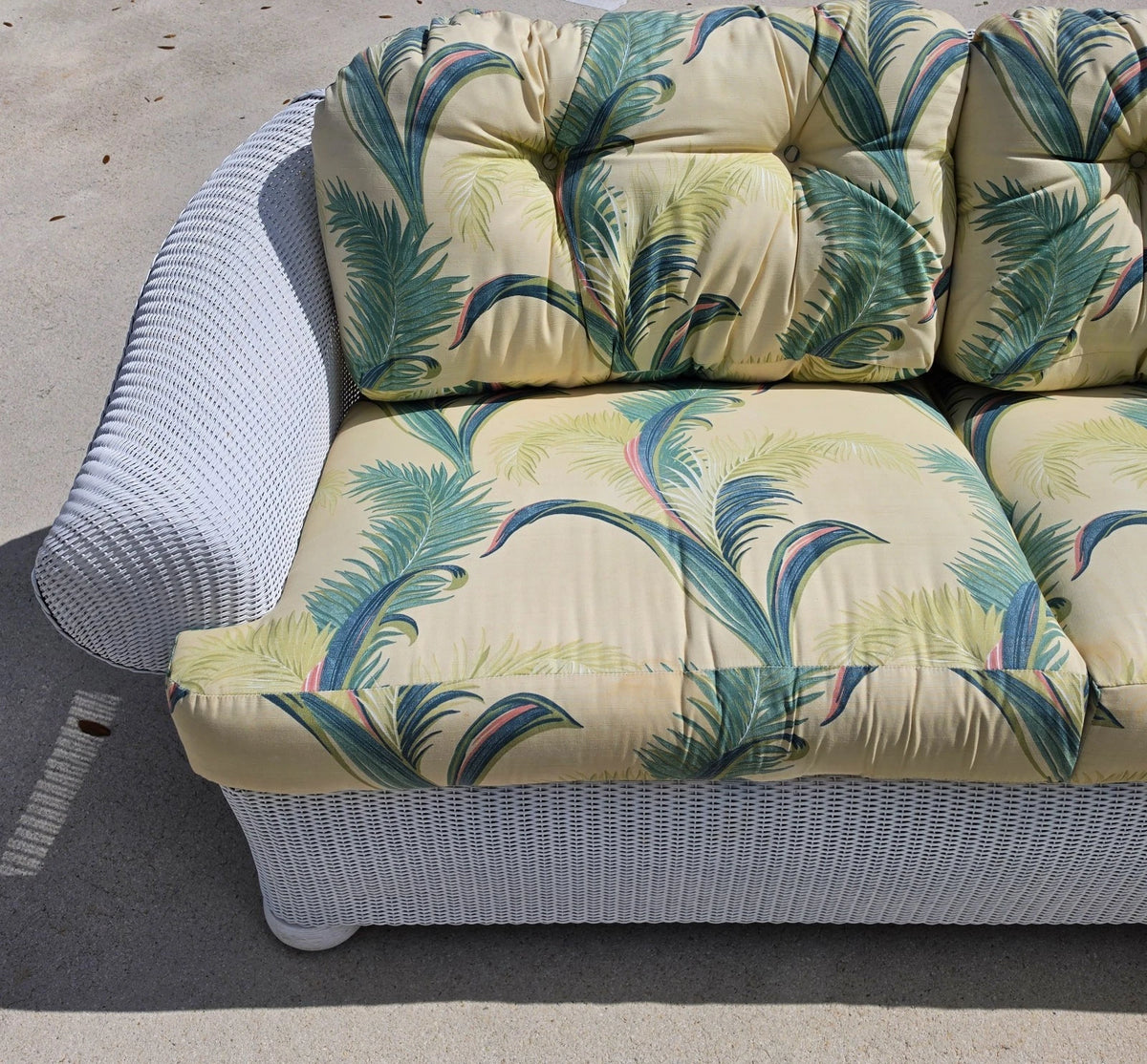 Lloyd Flanders English Garden Loom Wicker 3 Piece Patio Set Indoor Outdoor