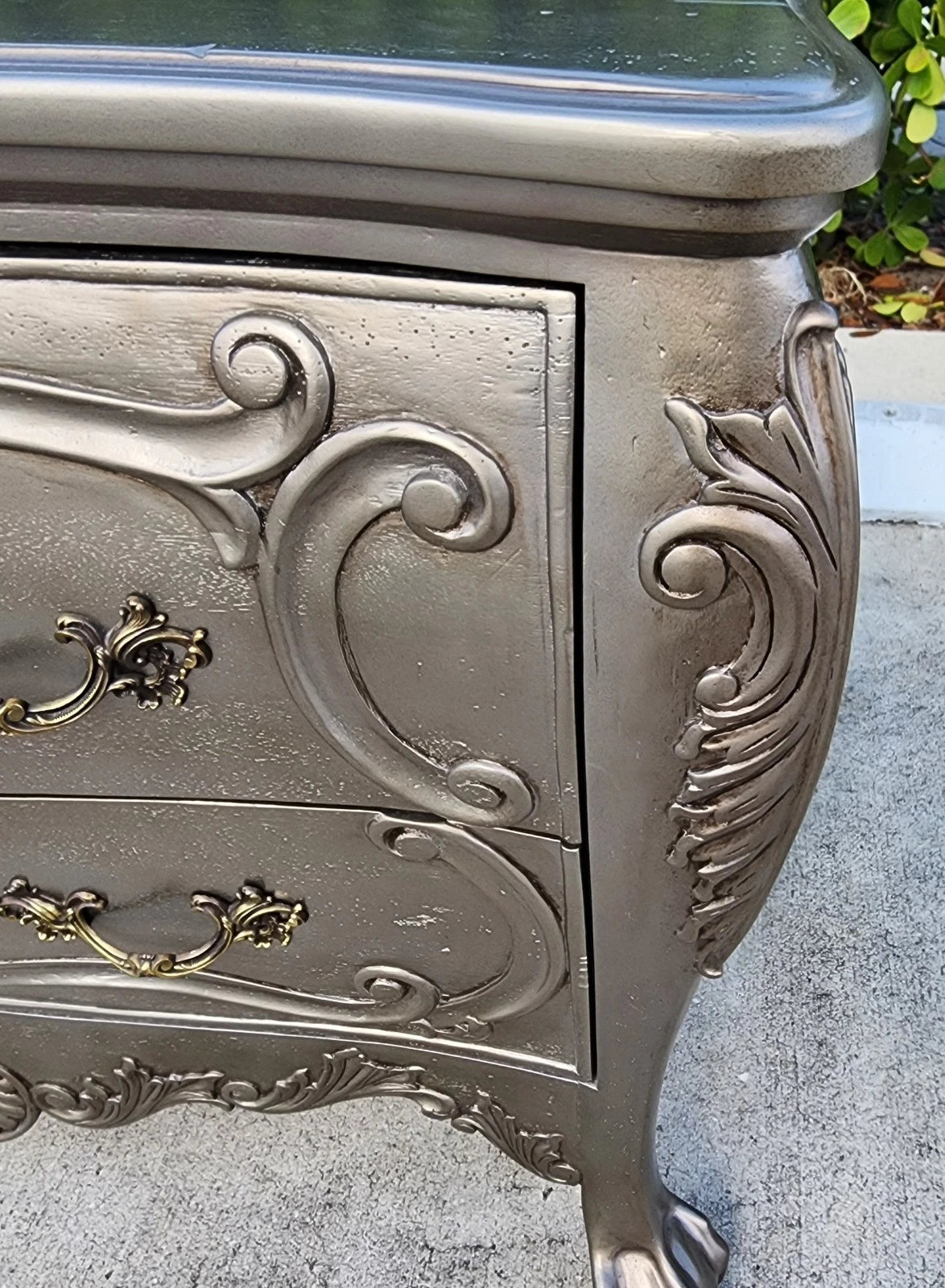 Vintage Baroque Rococo Chests Bombay Pair