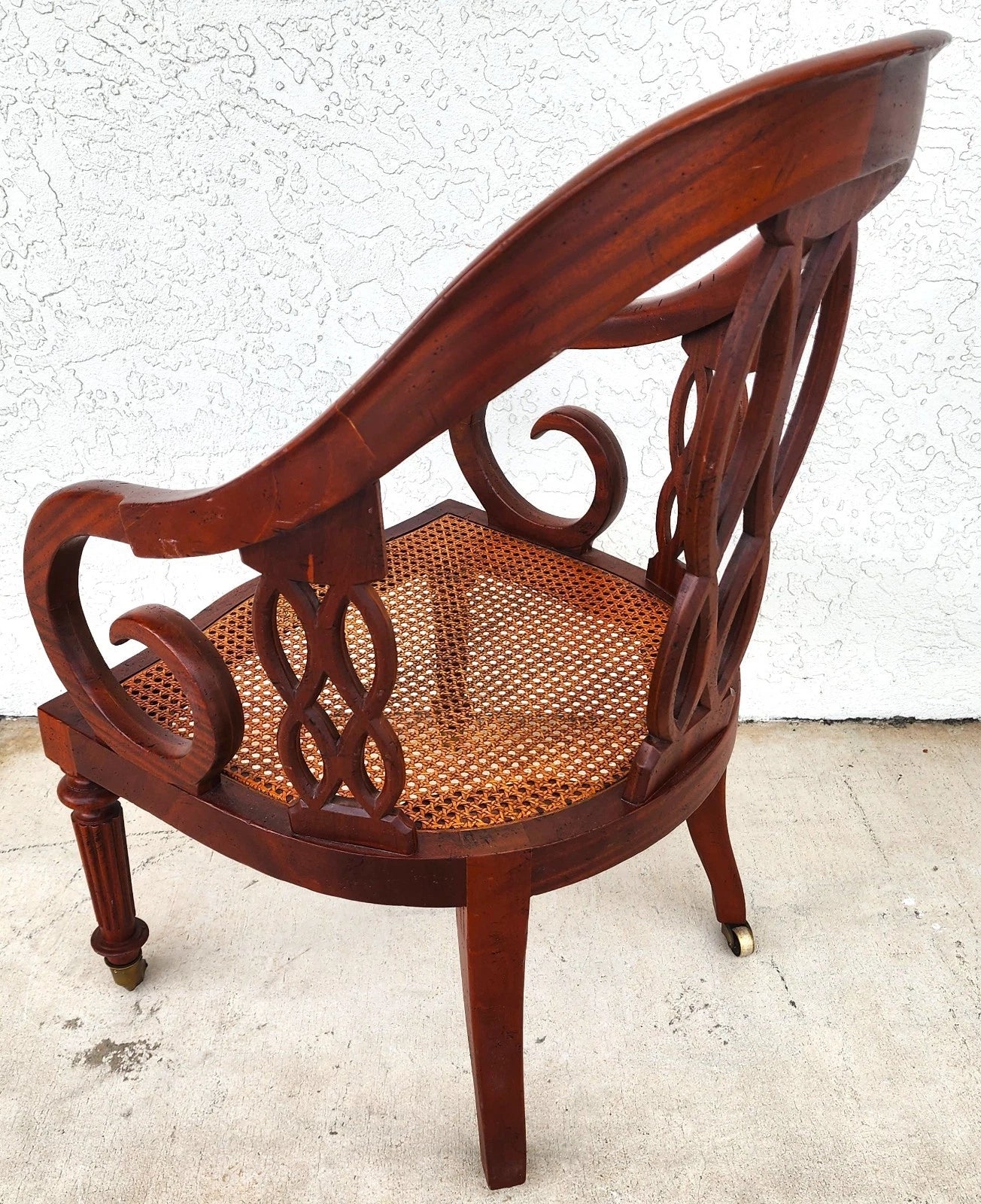 Baker Regency Armchair Desk Dining Rolling