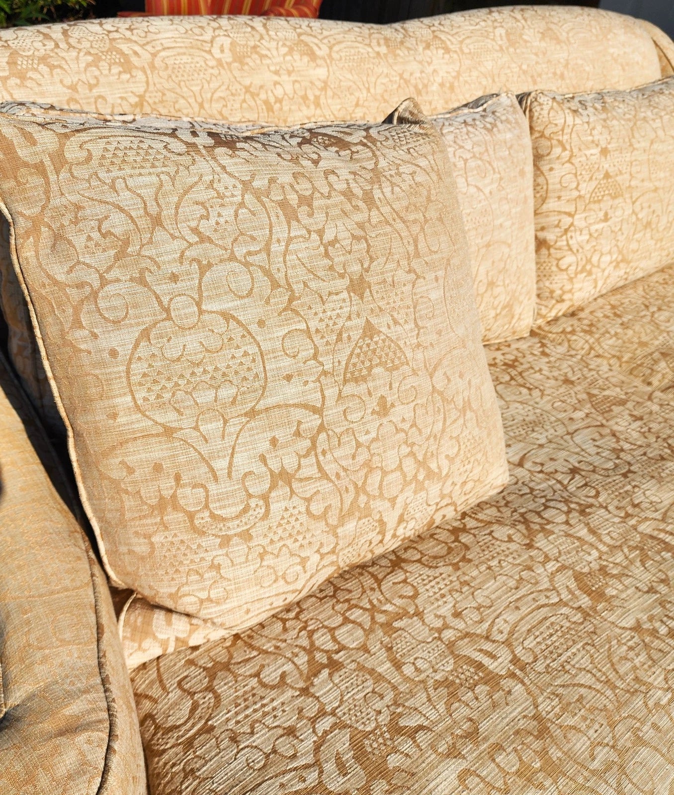 Ralph Lauren English Sofa Damask Brocade Fabric
