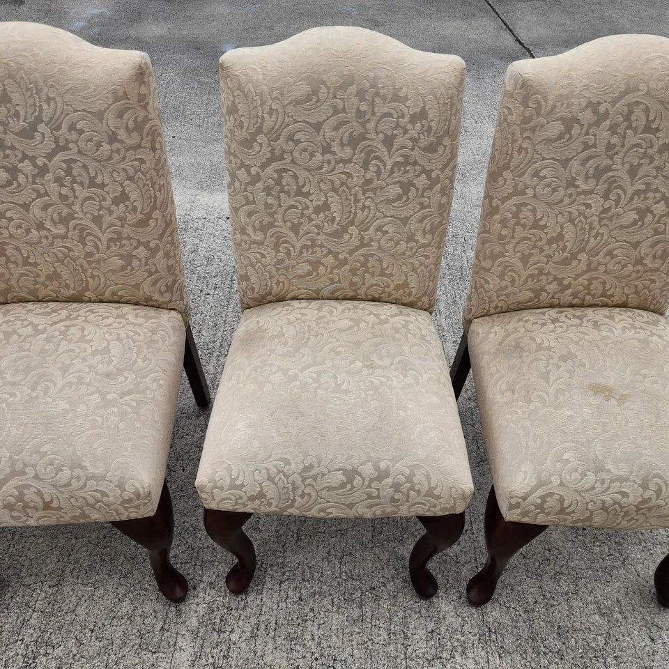 Queen Anne Dining Chairs by Bombay Company Set of 5
