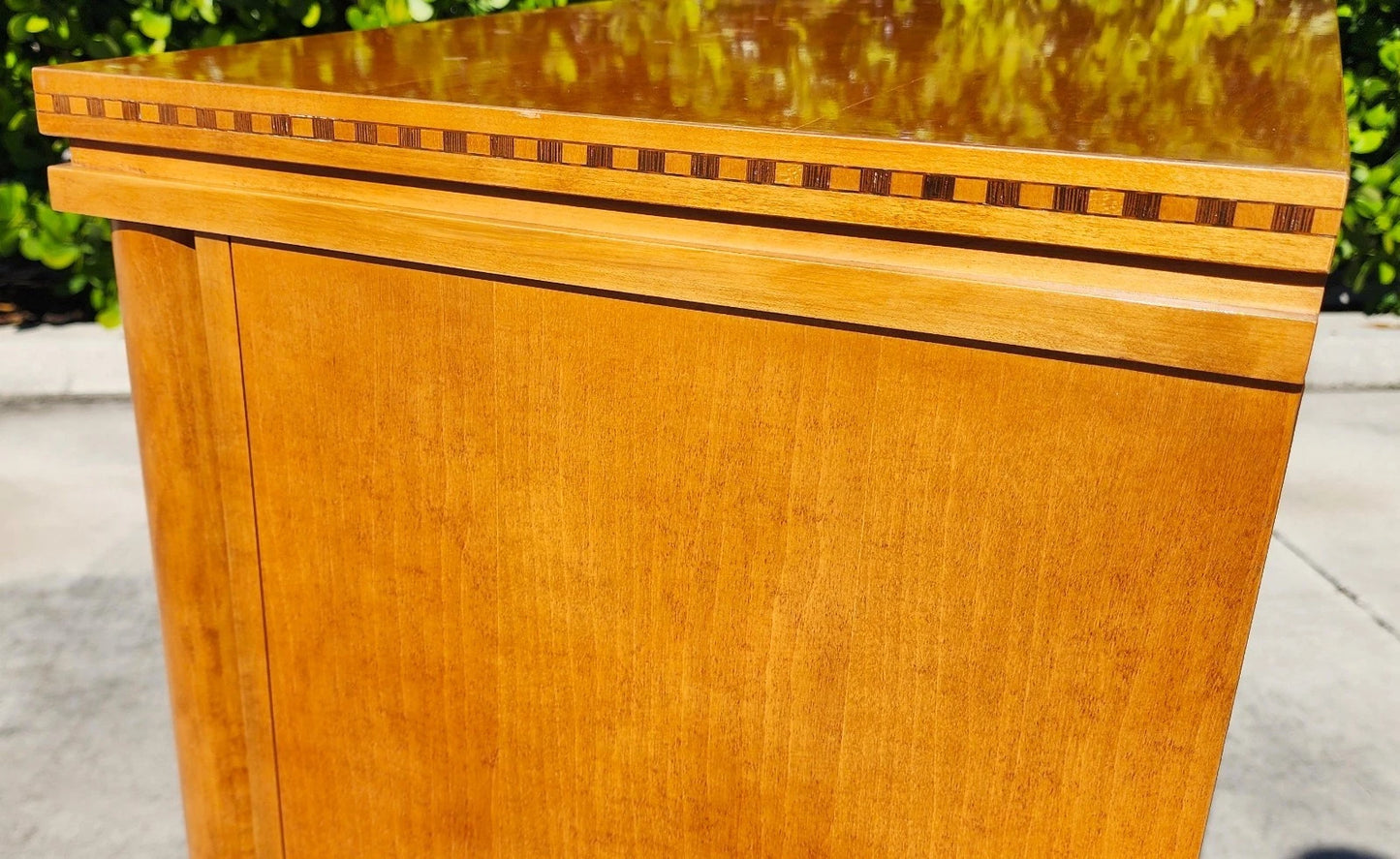 HICKORY WHITE BIEDERMEIER Dresser Cabinet TV Stand from GENESIS COLLECTION