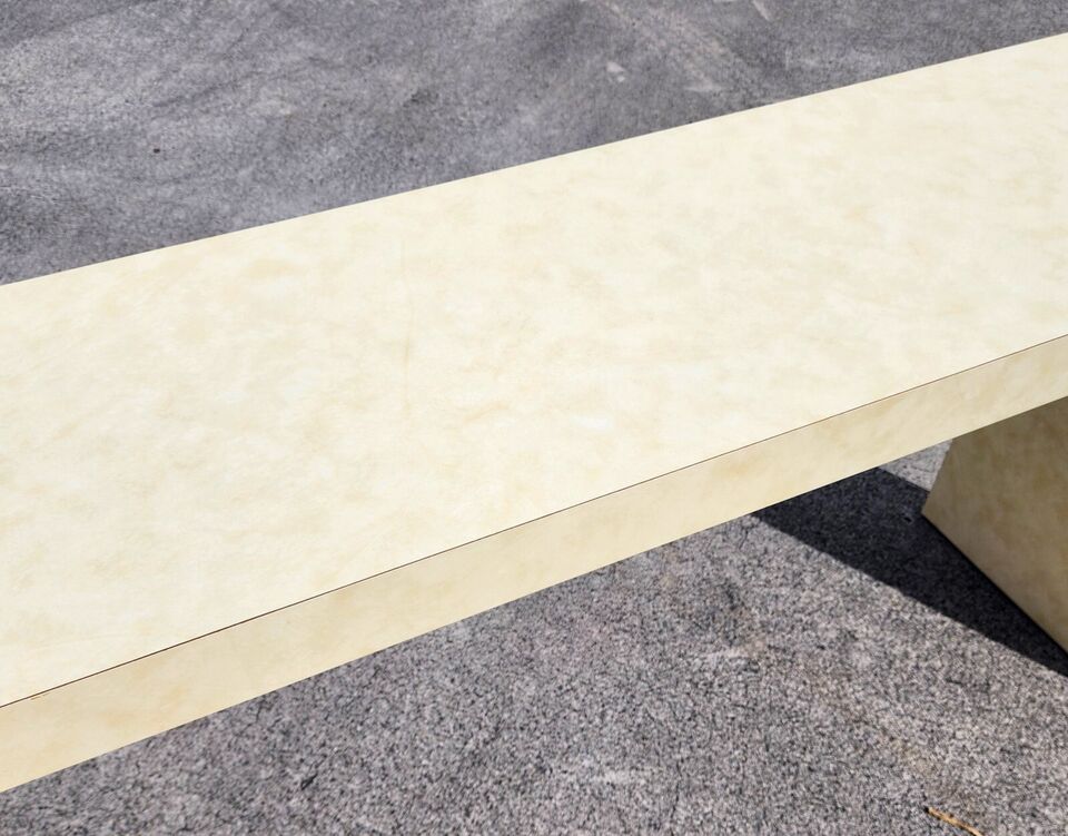 MCM Post Modern Console Table 1970s Waterfall Huge 84"