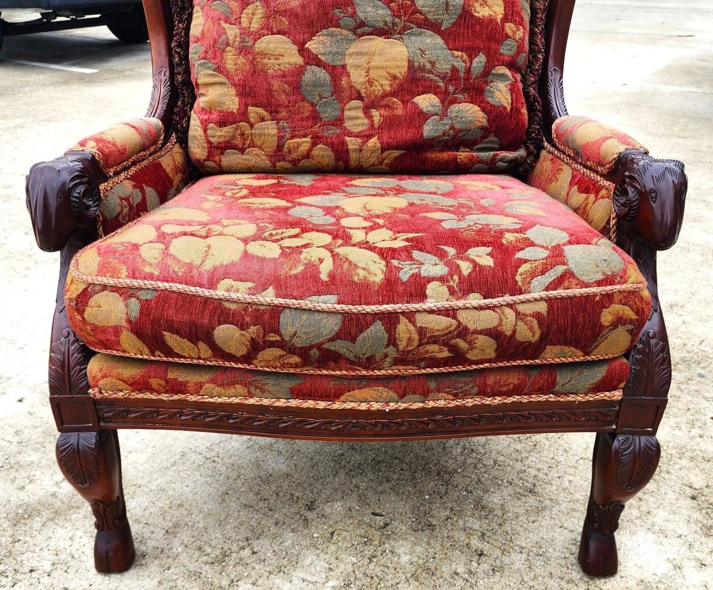 Rams Head Library Reading Lounge Chair by Key City Furniture