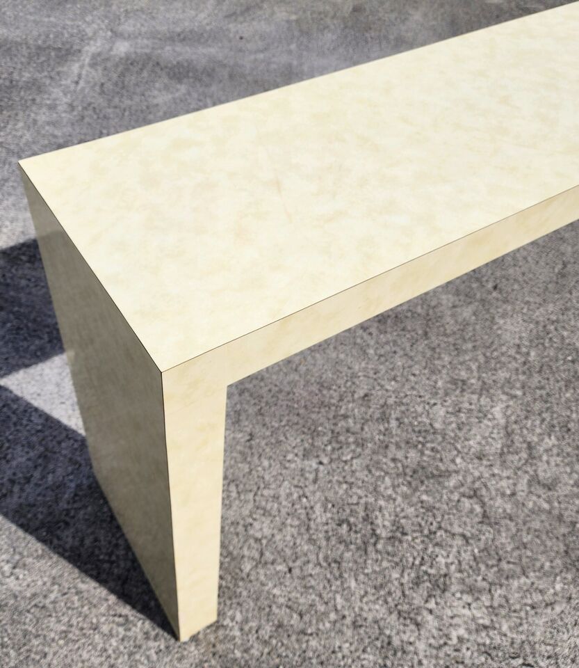 MCM Post Modern Console Table 1970s Waterfall Huge 84"