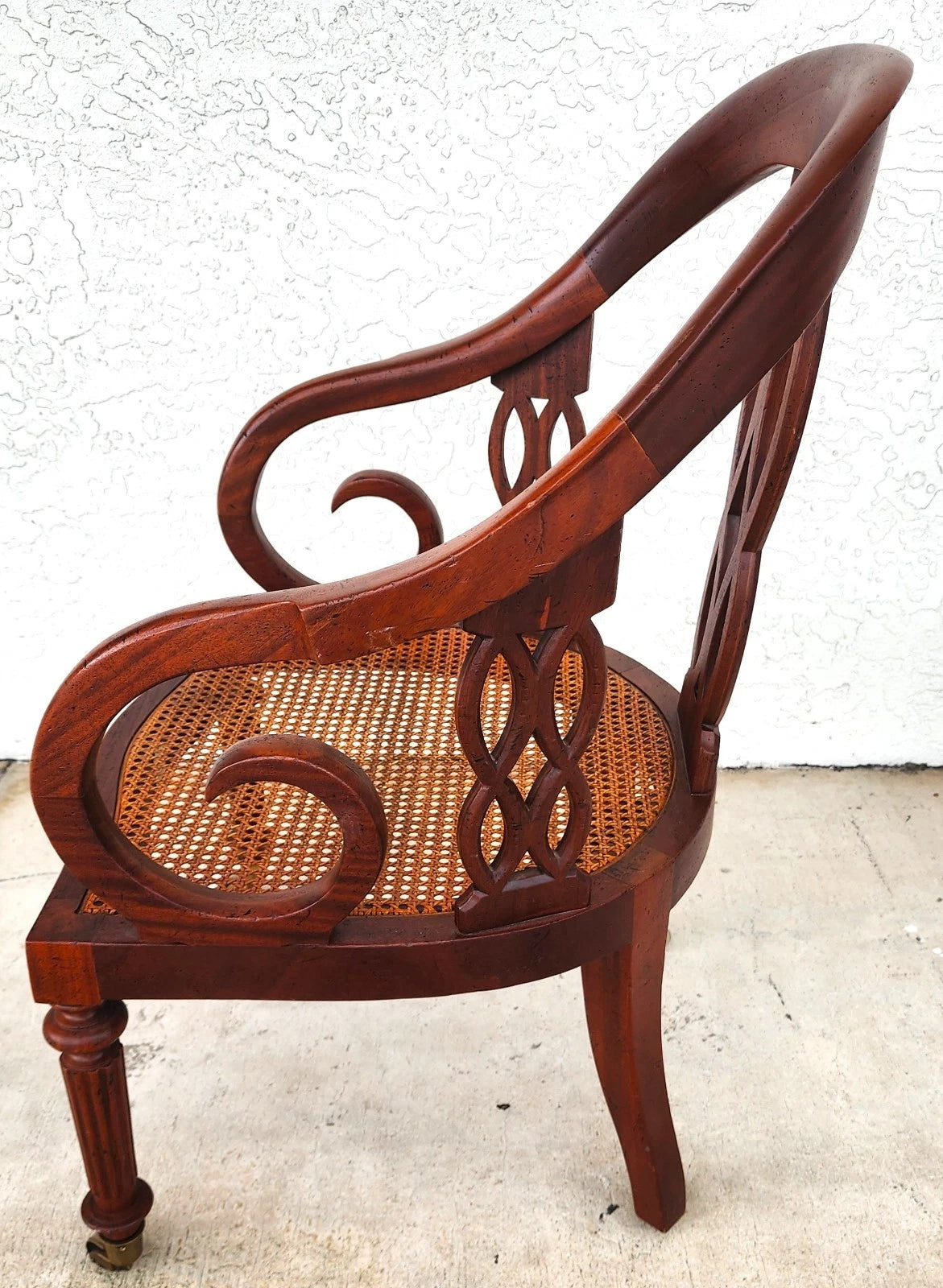 Baker Regency Armchair Desk Dining Rolling