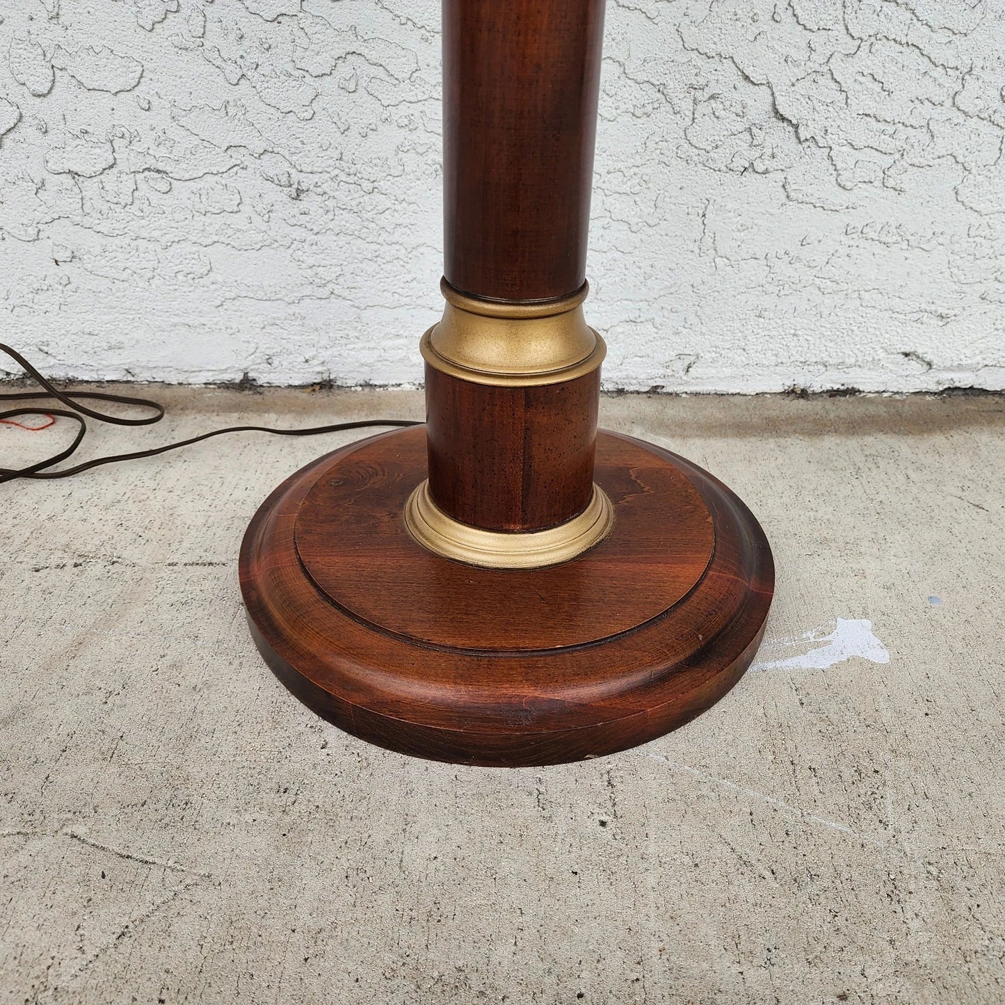 Vintage Floor Lamp with Table