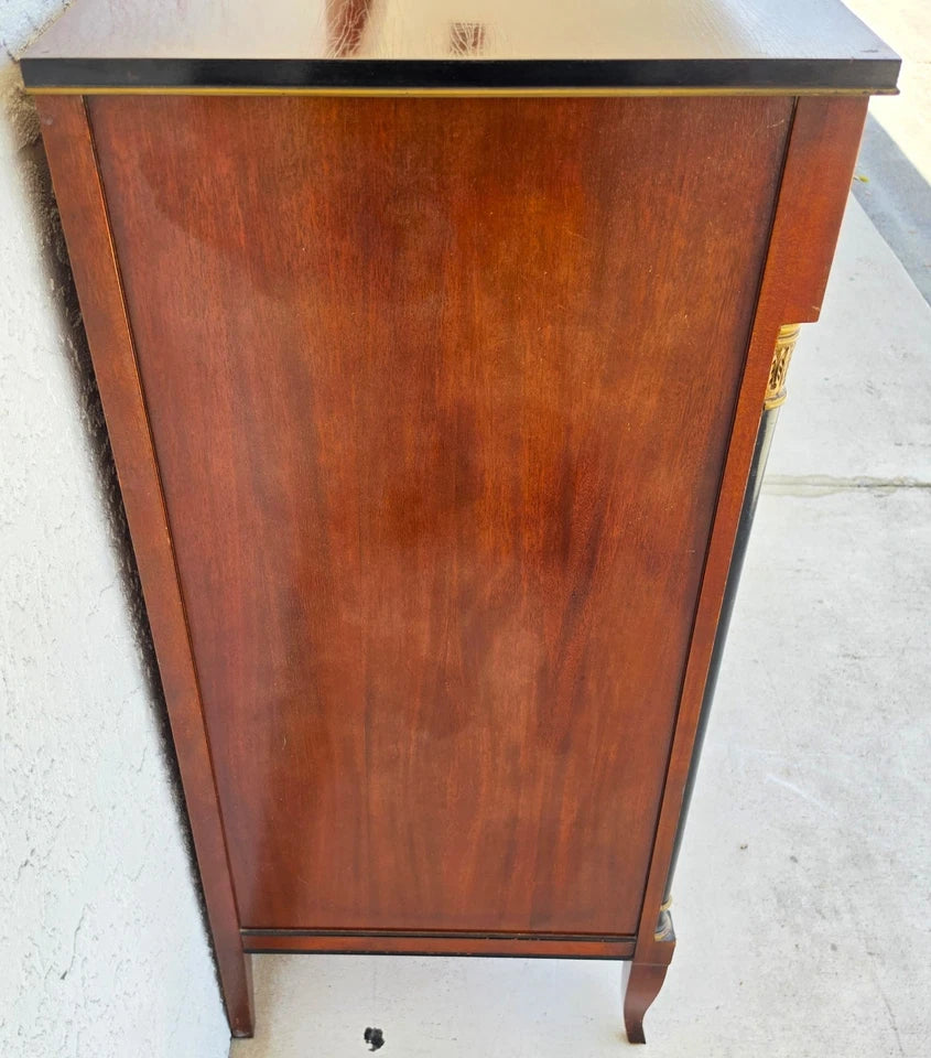 Rway Mid Century French Empire Highboy Dresser