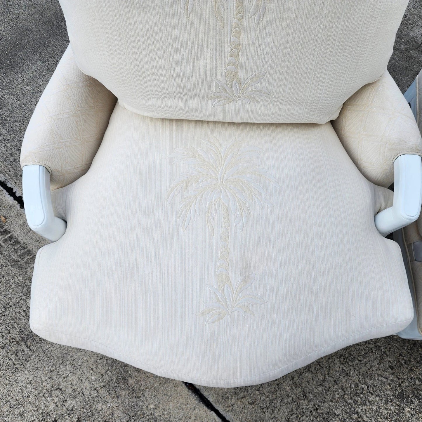 A. Rudin Palm Beach Regency Lounge Chairs Pair