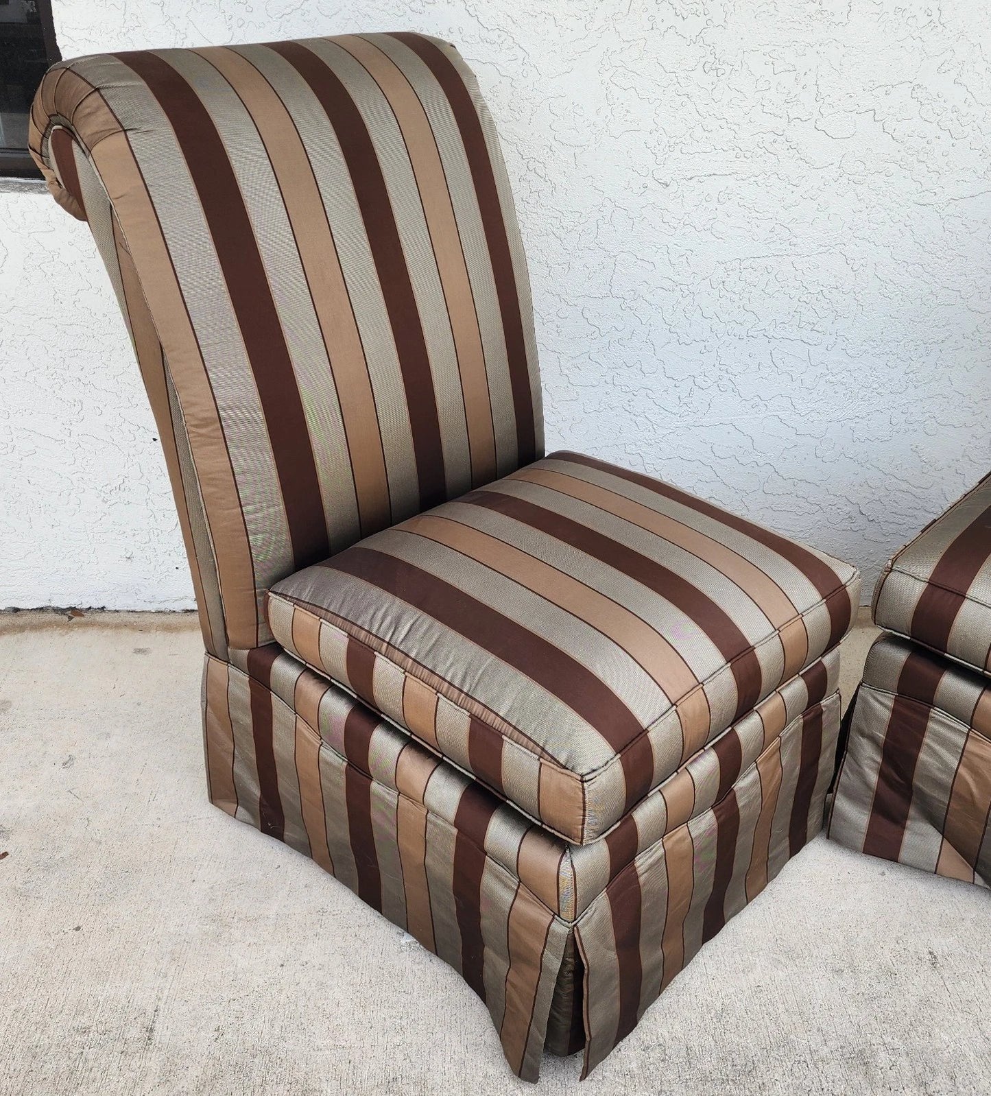 Pair of Drexel Heritage Slipper Chairs