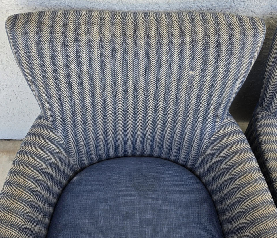 1950s MCM Edward Wormley Gio Ponti Style Armchairs Set of 4