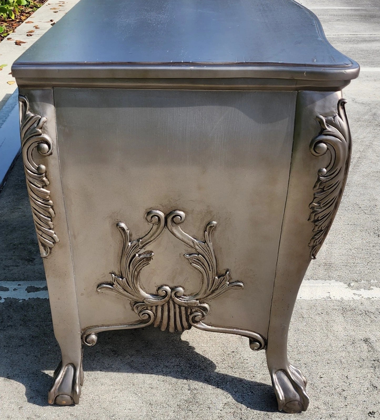 Vintage Baroque Rococo Chests Bombay Pair