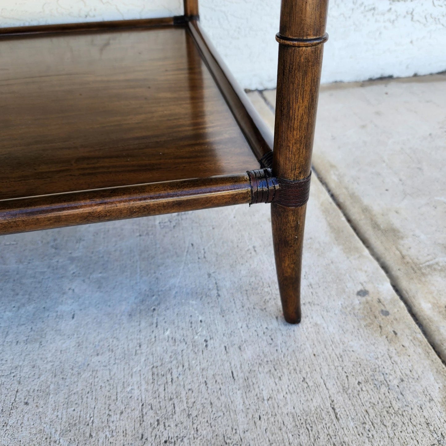 Woodbridge Linwood Cocktail Table Faux Bamboo