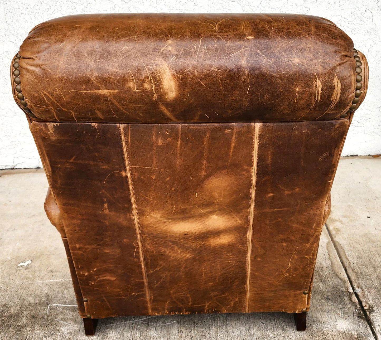 Vintage Barcalounger Leather Recliner Classic