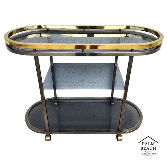 DIA MCM Bar Cart Rolling Design Institute of America