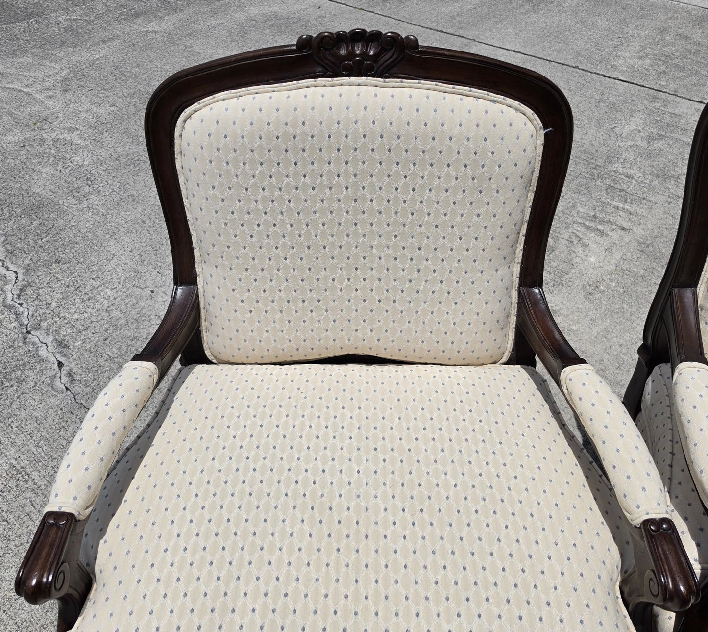 Howard Miller French Country Fauteuil Armchairs A Pair