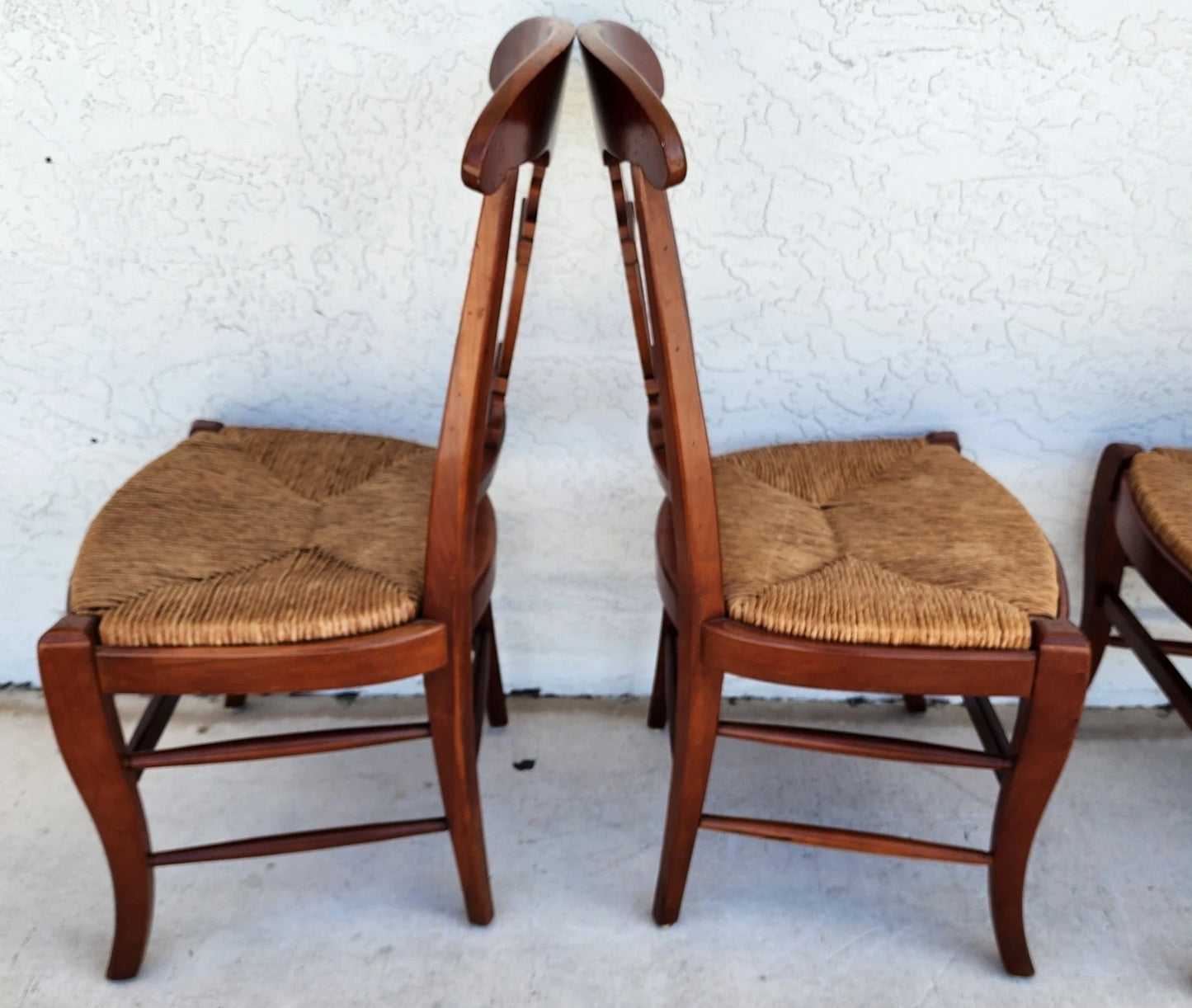 French Country Dining Chairs by HICKORY CHAIR CO Set of 4