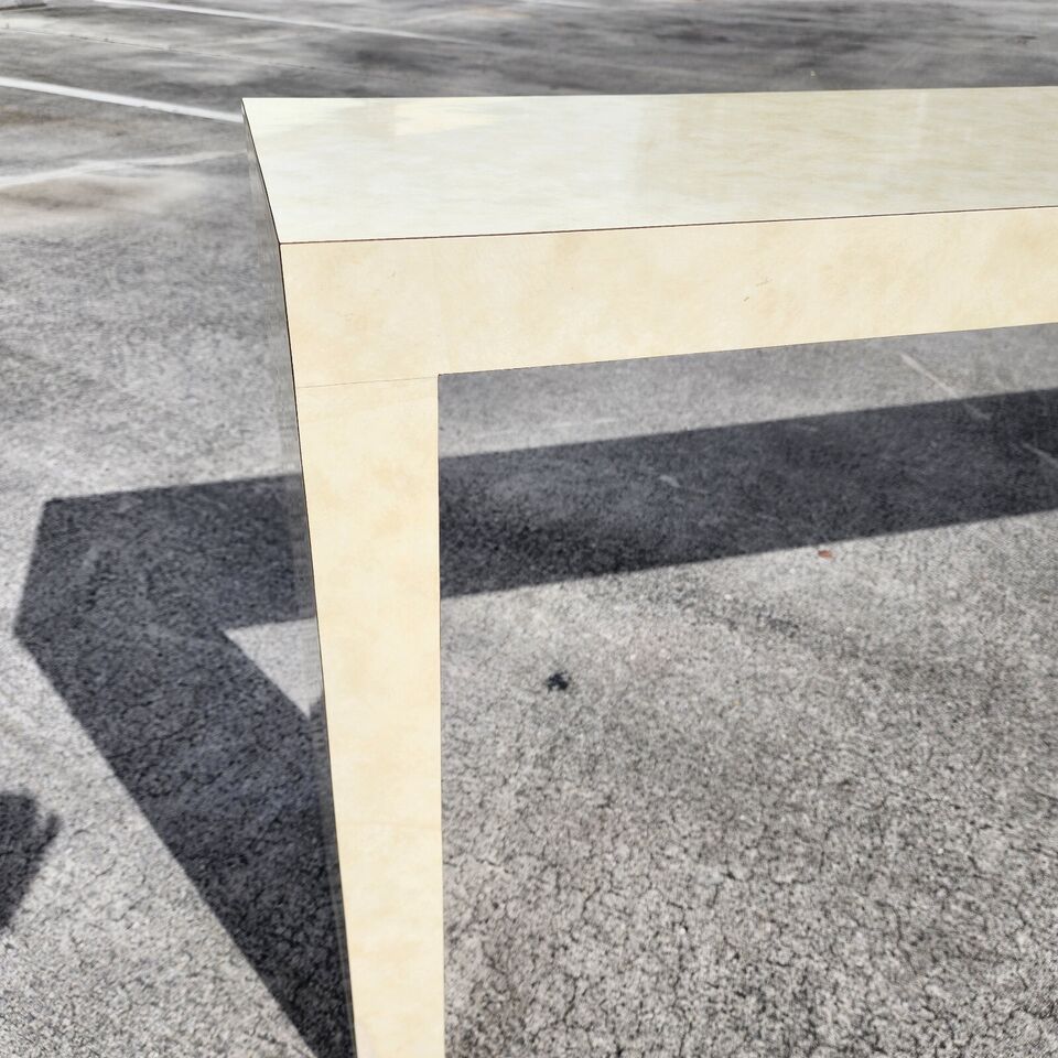 MCM Post Modern Console Table 1970s Waterfall Huge 84"