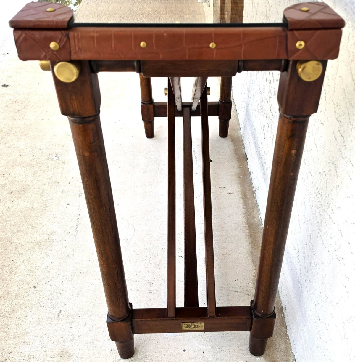 Bauer International Serengeti Stiles British Colonial Buffet Console Table