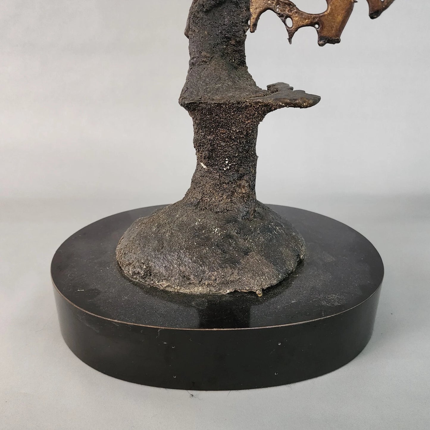 Silas Seandel Bronze Sculpture Brutalist Signed