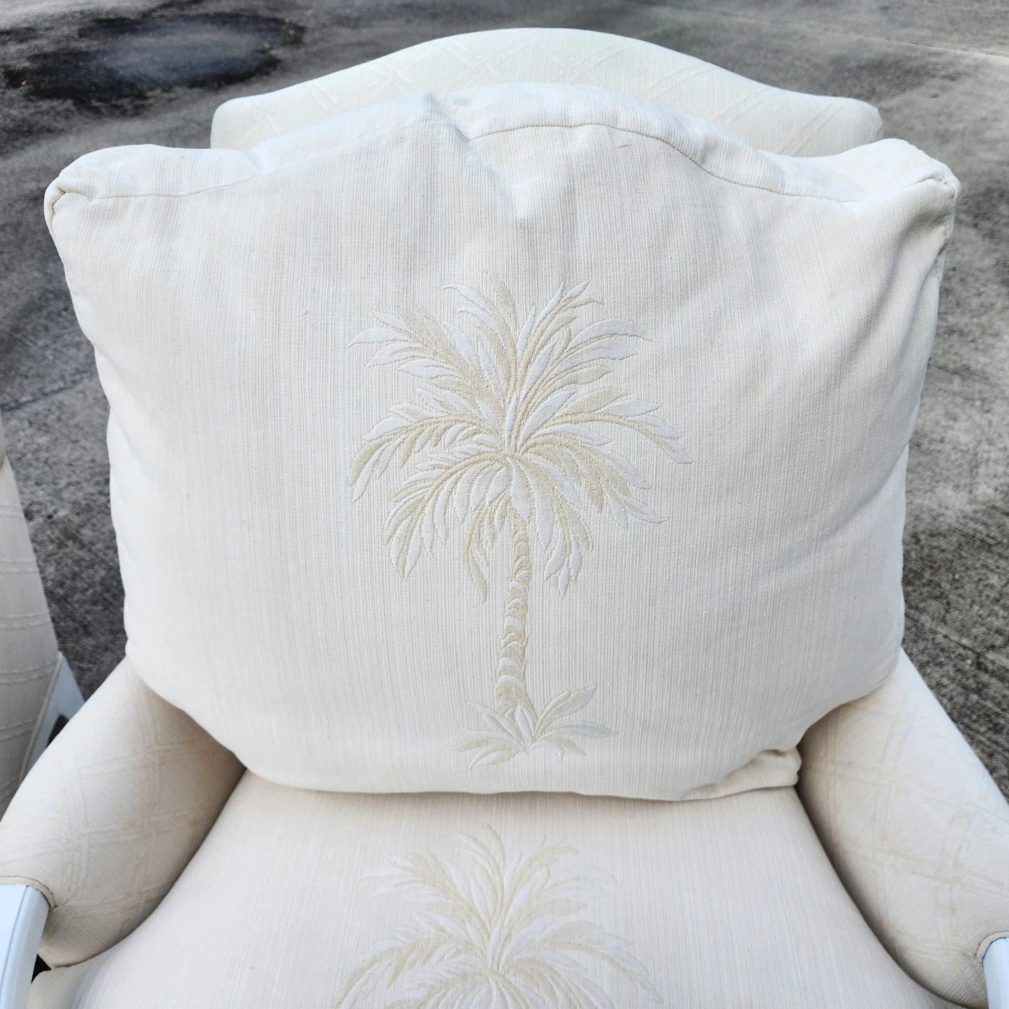 A. Rudin Palm Beach Regency Lounge Chairs Pair
