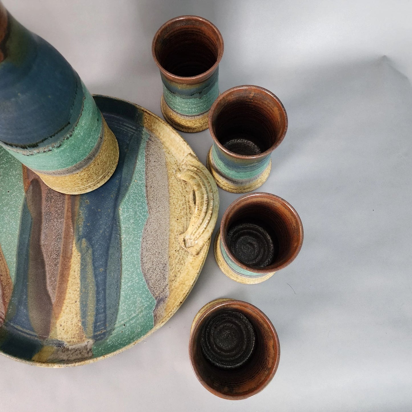 Jim Ulmer Stoneware Drink Serving Set