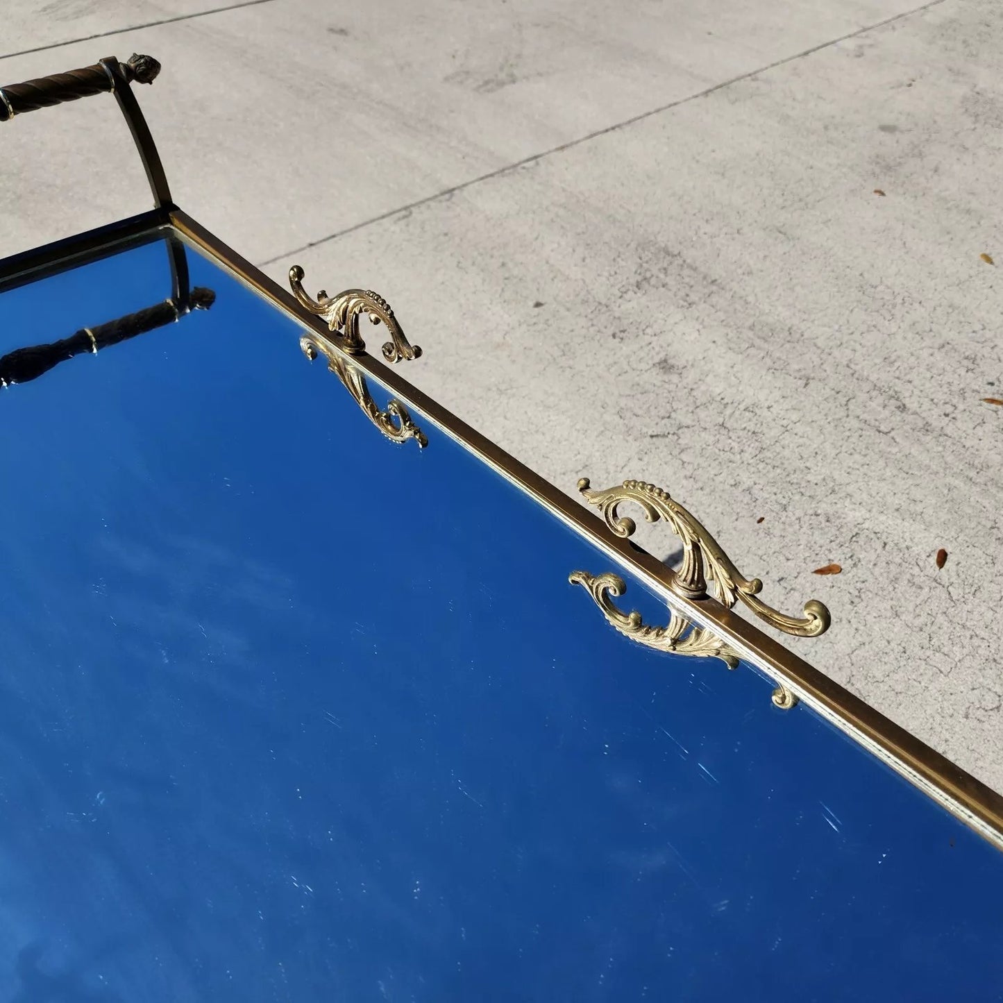 Vintage French Bar Serving Cart